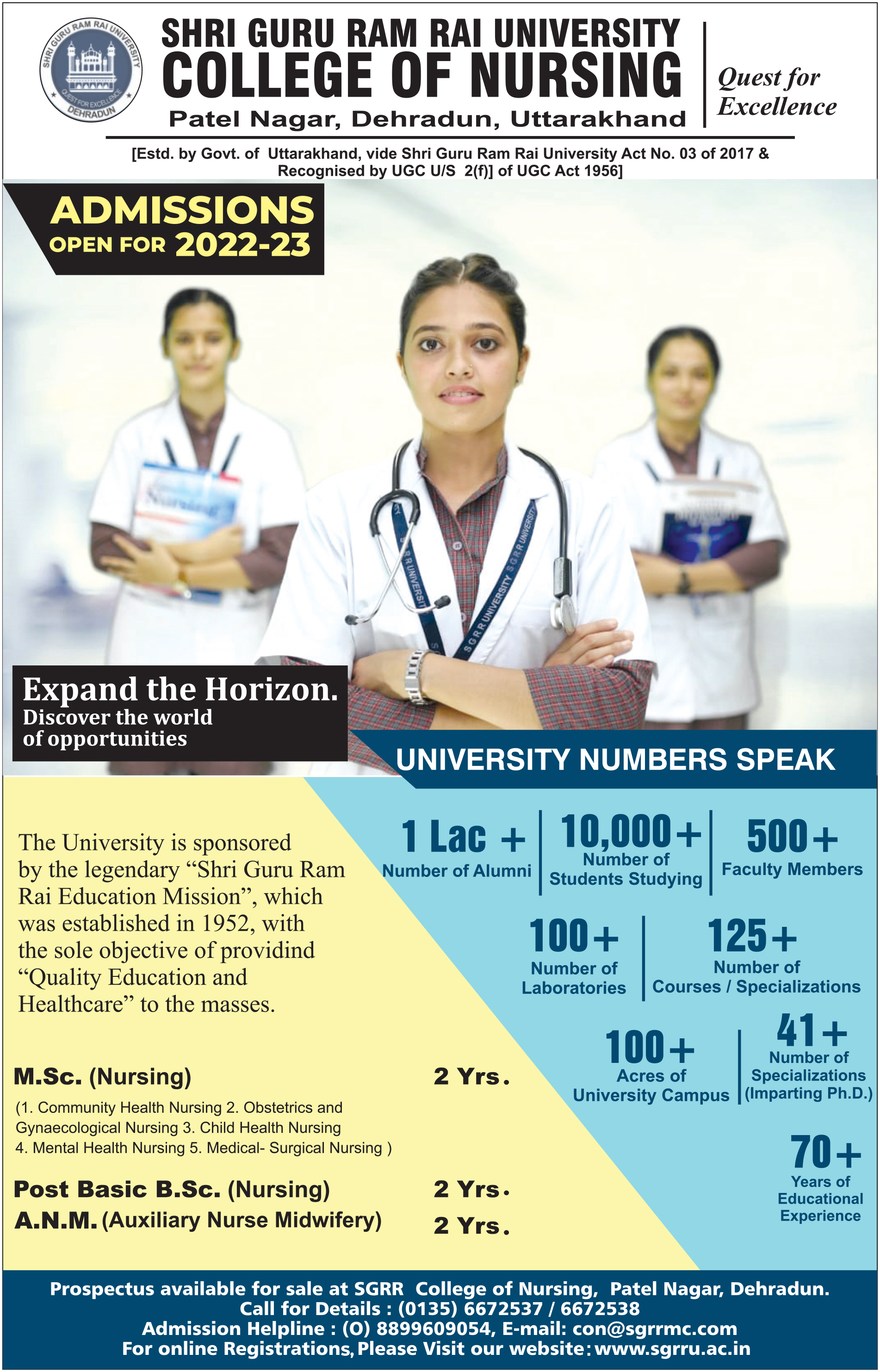 SGRRU-Nursing-Admission-2022
